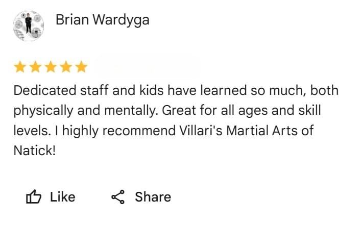 Martial Arts School Near Me in Natick | Villari's Martial Arts